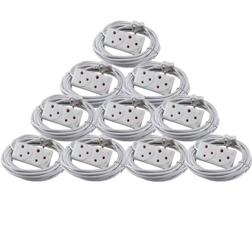 With A Two-Way Multi-Plug 3m Extension Cord