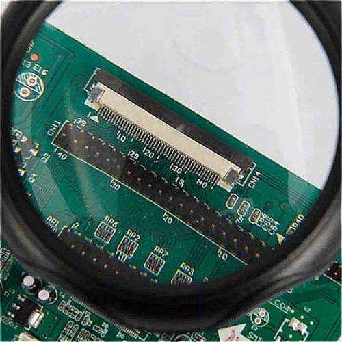 Soldering Station Magnifying Glass With LED Light