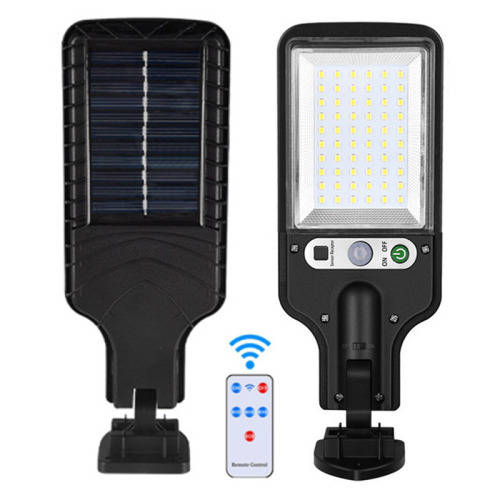 Solar Street Light Outdoor Human Body Induction Street Light with Remote Control