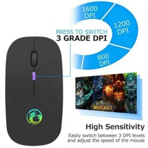Mini Optical Mouse 2.4G LED Wireless Mouse