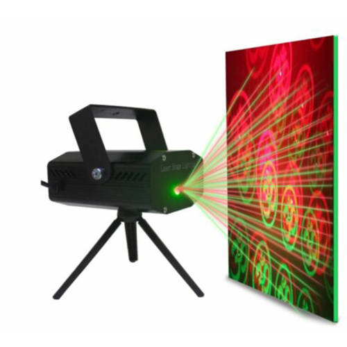 Black shell holographic laser stage light