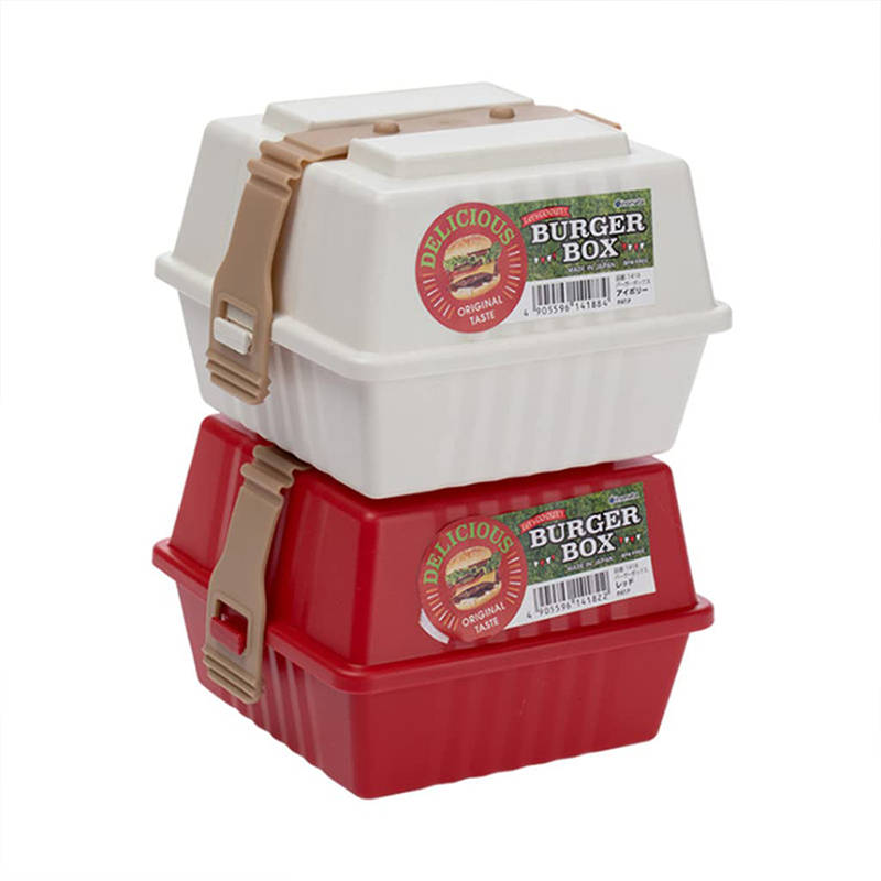1PC Hamburger Sandwich Box Portable Lunch Lunch Box Preservation Container With Lid Thermos Box