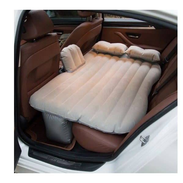 Inflatable Car Air Mat (Portable) Travel Camping, Vacation | Back Seat Inflatable Sleeping Mat