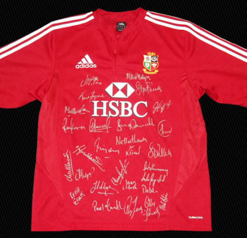 2009 BRITISH AND IRISH LIONS SIGNED SHIRT