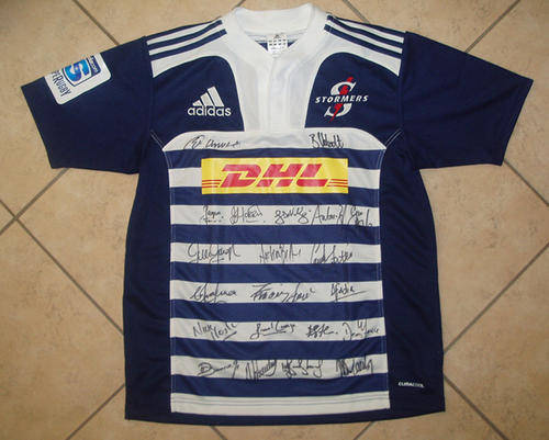 2011 STORMERS JERSEY SIGNED BY TEAM