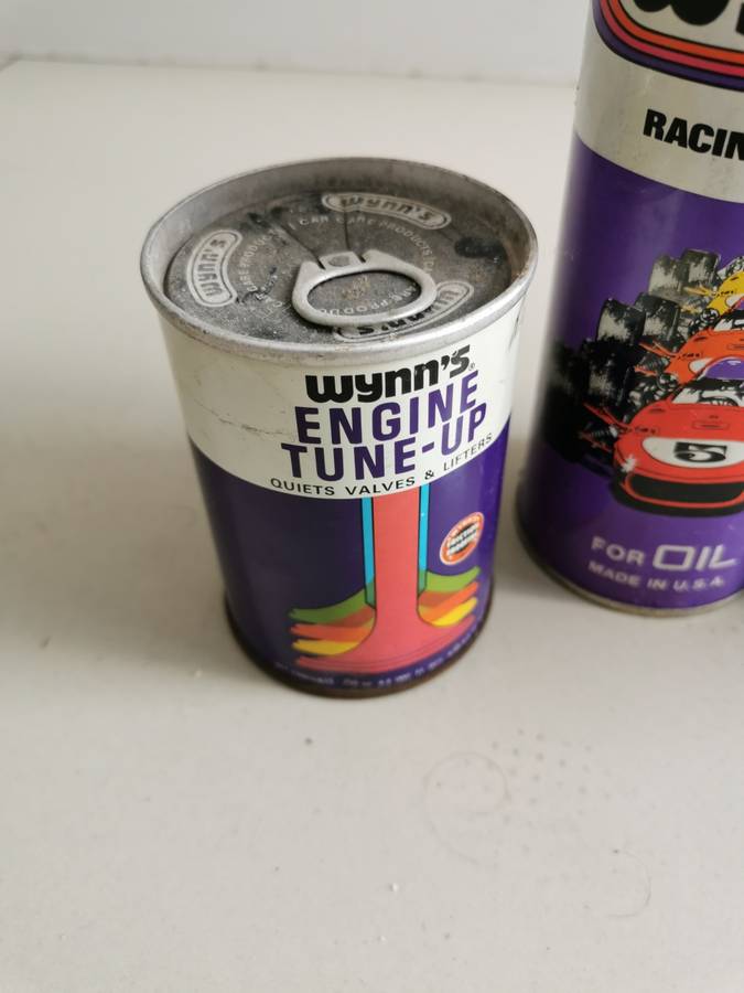 Lot of 4 vintage Wynns engine additives 1970`s
