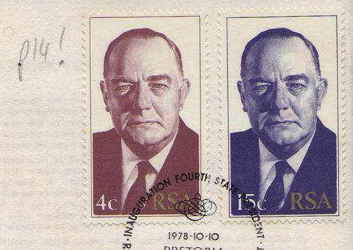 VARIETY FDC - RSA FDC # 3.10S WITH 4C BEING PERF 14 (NORMALLY 12.5) - NOW SCARCE