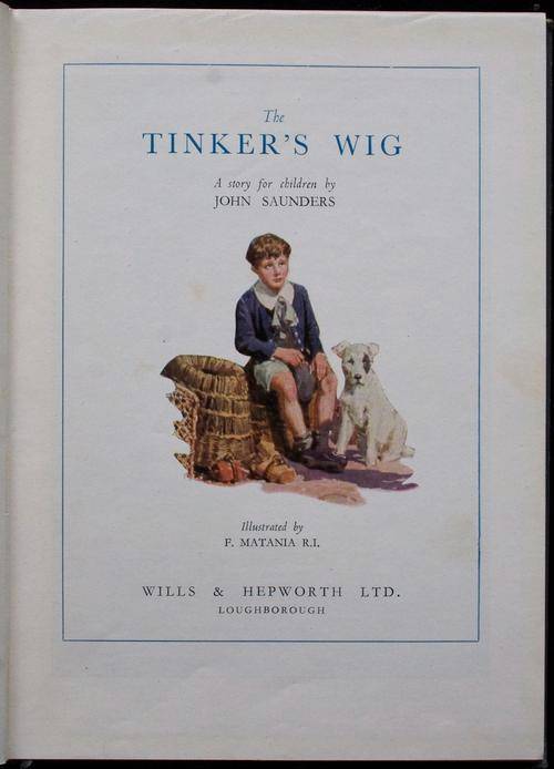 The Tinker's Wig by John Saunders - children's book from 1947