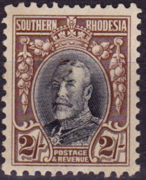 Rare VARIETY - was the Field Marshall assassinated? - see 'hole' in forehead - comb perf 11.5 mint