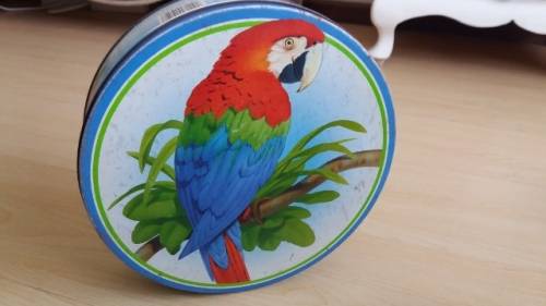 Old Rustic Baumann Biscuit Tin