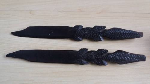 Wooden Crocodile Shaped Letter Opener