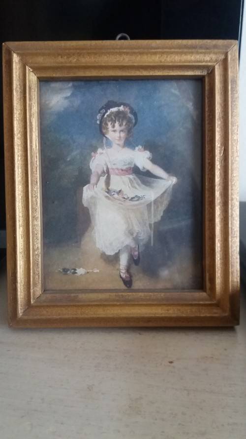 Small Old Framed Print: Miss Murray: Ken Wood