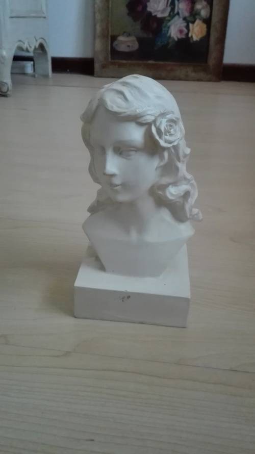 Wooden Female Bust