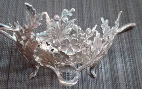 Silver Plated & Glass Dish