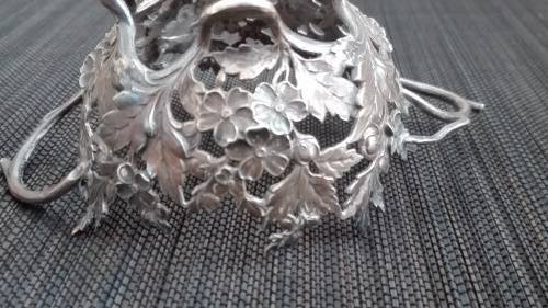 Silver Plated & Glass Dish