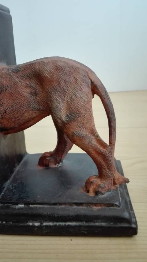 Set Lion Figurine Bookend