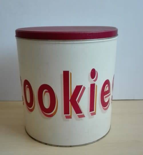 Large Cookies Tin - Empty
