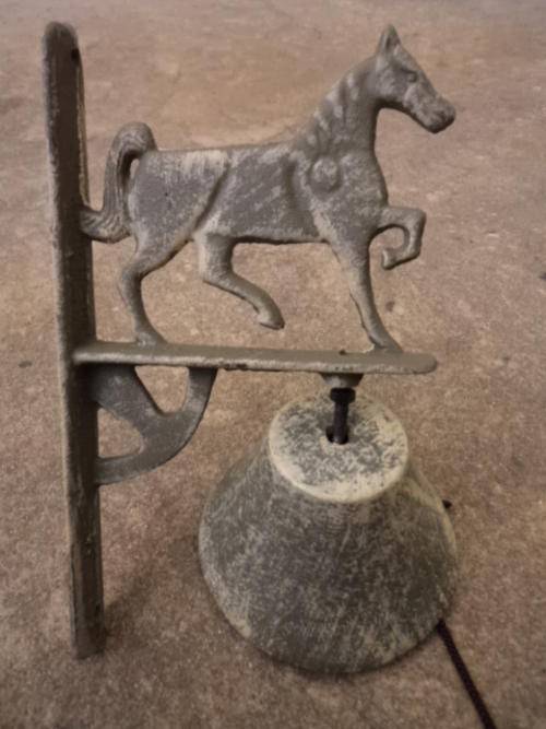 Wrought Iron Horse Bell