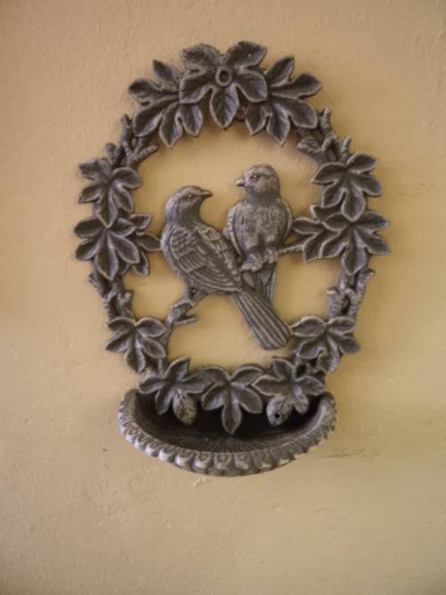 Wrought iron Bird Bath Display
