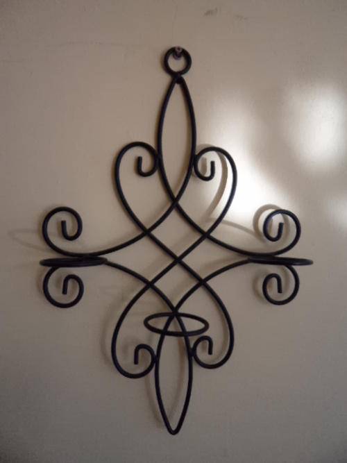 Black Metal Wall Hanging