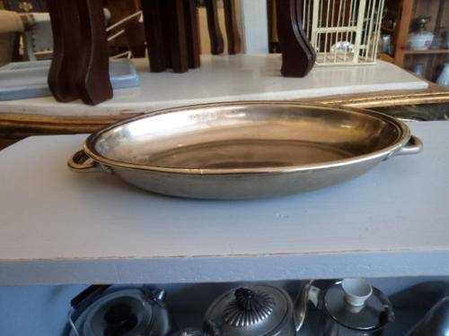 Silver plated dish
