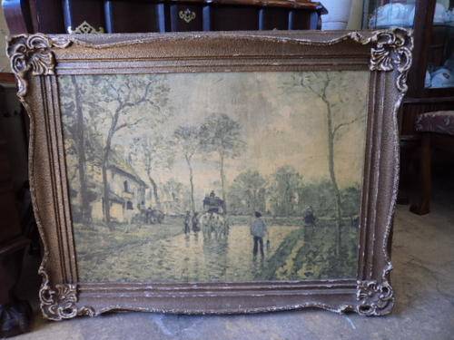 Old Framed Street Scene