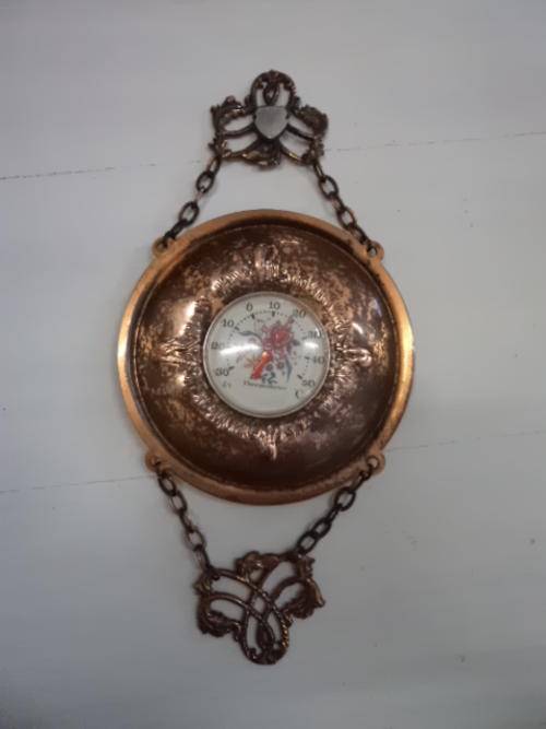 Copper Wall Hanging - Thermometer
