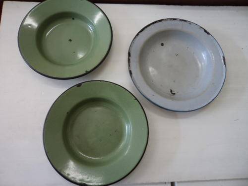 Old Enamel Plates