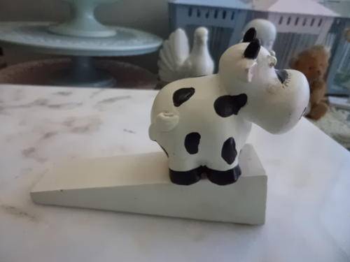 Cow Figurine Door Stopper
