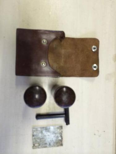 Vintage Travel Pouch Shaving Kit