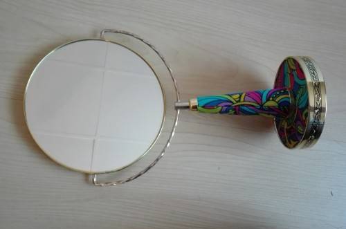Double Sided Table Mirror on a Stand