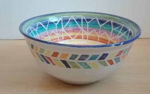 Round Pottery Bowl