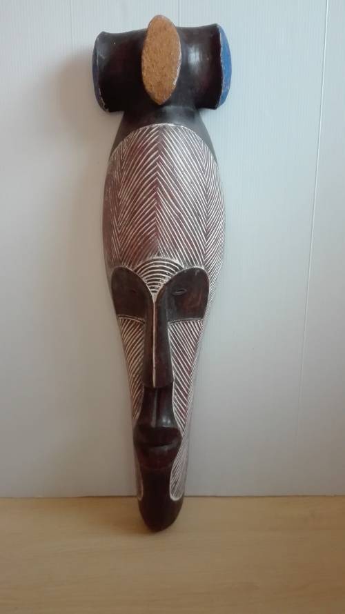 Carved Wooden African Mask
