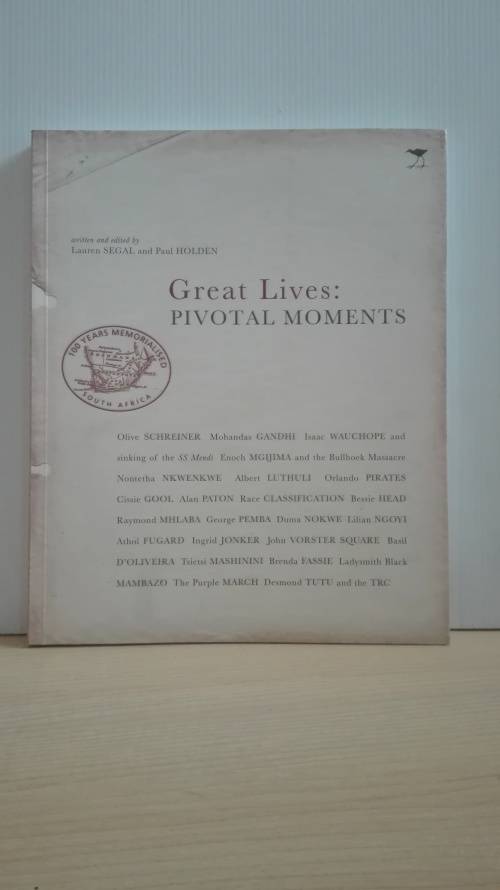 Great Lives: Pivotal Moments:Lauren Segal, Paul Holden