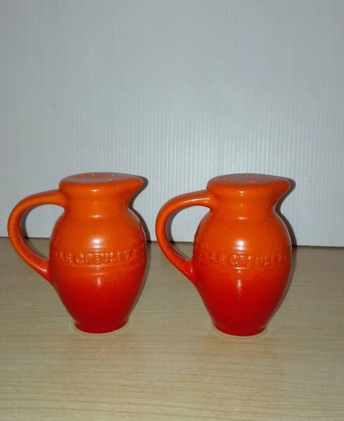Le Creuset Orange Jug Style Salt & Pepper Shakers