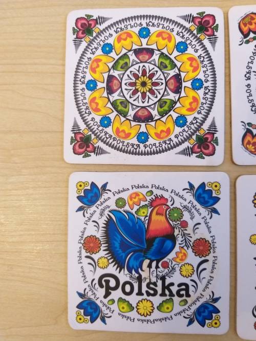 Set of 6 Coasters - Polska