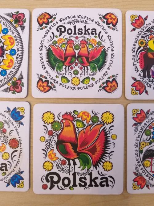 Set of 6 Coasters - Polska