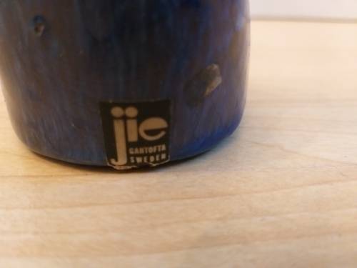 Mid Century Jie Sweden Gantofta Pottery Bud Vase