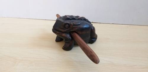 Wooden Lucky Money Frog