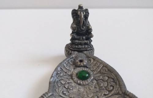 Ganesh Metal Incense Holder