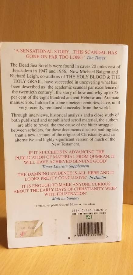 The Dead Sea Scrolls Deception: Michael Baigent and Michael Richard Leight (Paperback)