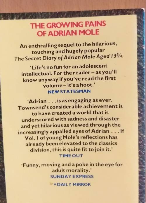 The Growing Pains of Adrian Mole: Sue Townsend (Paperback)