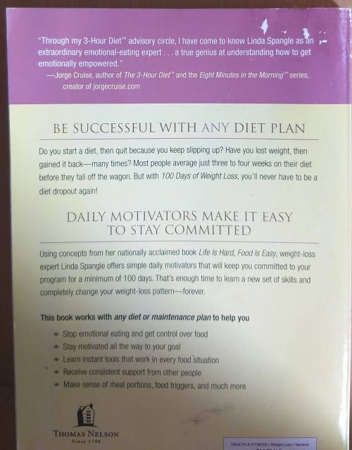100 Days of Weight Loss - The Secret to Being Successful on any Diet Plan: Linda Spangle (Paperback)
