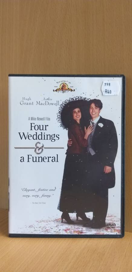 Four Weddings & A Funeral - Dvd (Hugh Grant, Andie MacDowell)