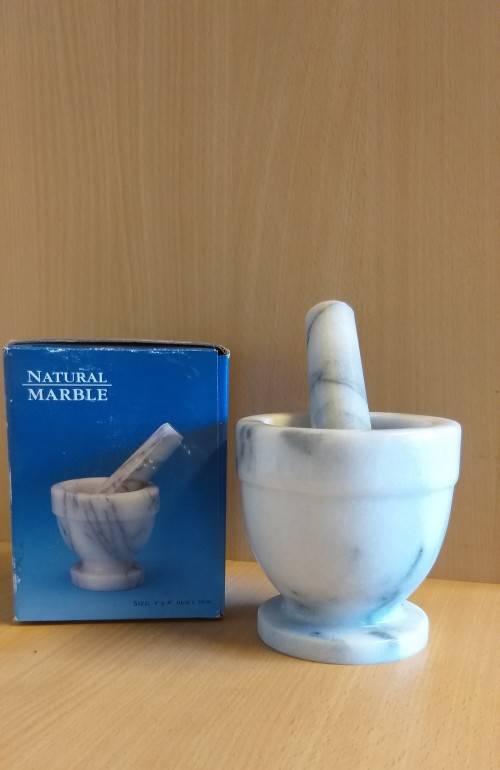 Marble Pestle & Mortar