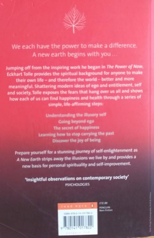 A New Earth - Awakening to your life`s purpose: Eckhart Tolle (Paperback)