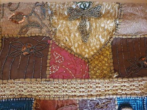 Beaded Bed Throw (146cm x 47cm)