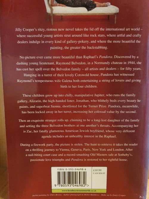 Pandora : Jilly Cooper (Large Paperback)