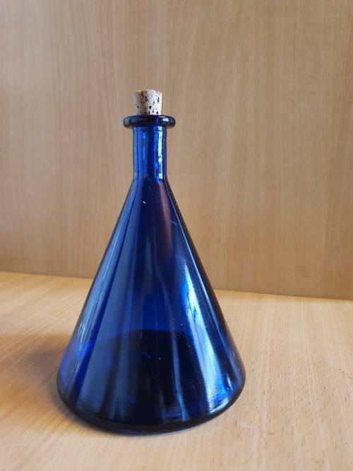 Cobalt Blue Glass Bottle