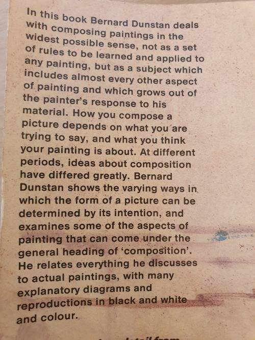 A Pocket How to Do it - Composing Your Paintings : Bernard Dunstan (Paperback)